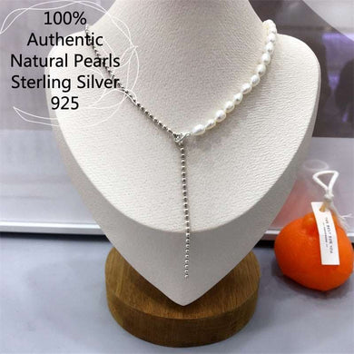 Sterling Silver 925 Better Rice Bead Round Beads Chain Necklace Collares Para Mujer For Jewelry Making Women Colar Feminino 2022  Handmadebynepal   